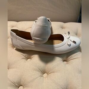 Geox Respira White Leather Lola Ballet Flat
Size 42